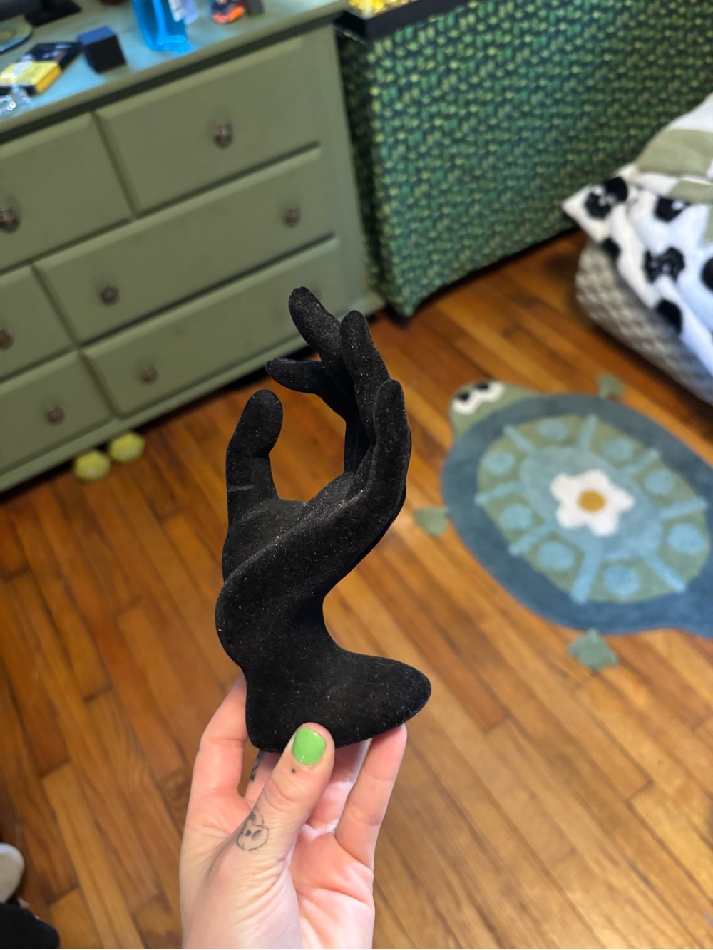 Black Velvet Hand Jewelry Display - Home Accents